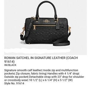 New! Coach Satchel
